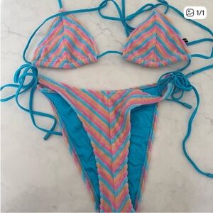 Triangl Swimwear Vibrant Chevron Bikini